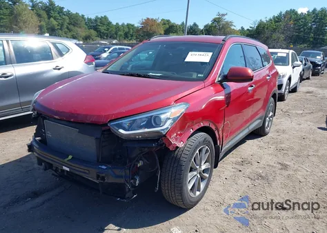 2018 Hyundai Santa Fe Se from USA, damaged, VIN KM8SMDHF3JU279415